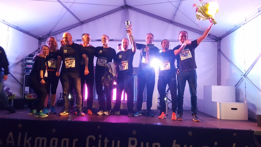 Team Nic. Oud op podium